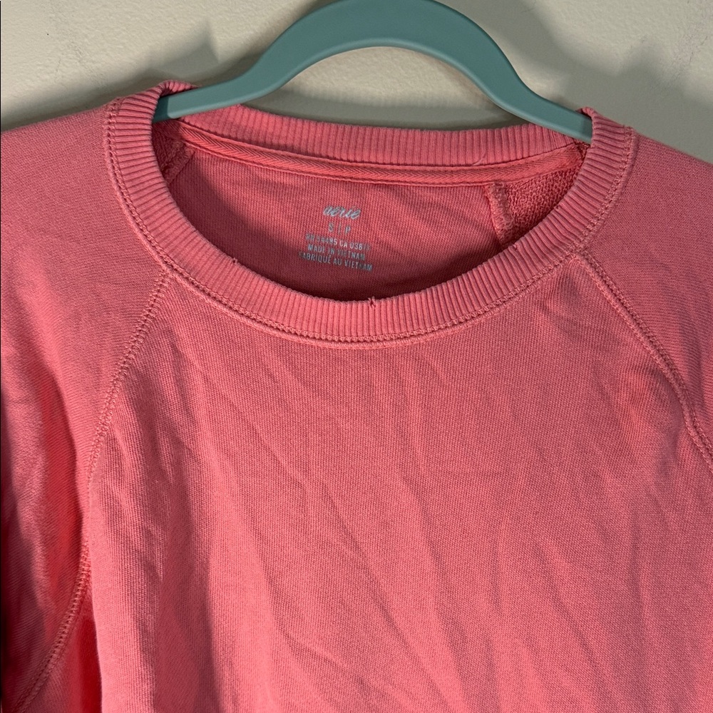 Aerie Coral Knit Top - Picture 4 of 7